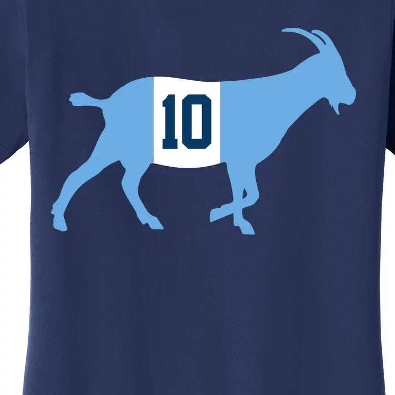 Messi Goat #10 Argentina Soccer Women's T-Shirt