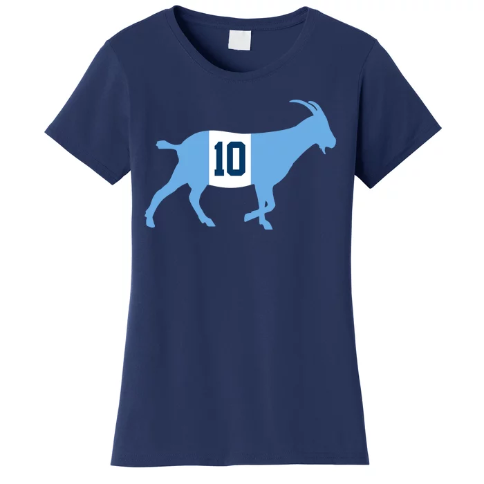 Messi Goat #10 Argentina Soccer Women's T-Shirt