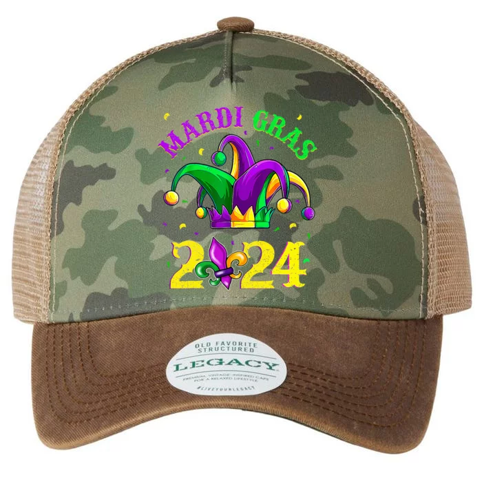 Mardi Gras 2024 Jester Costume Legacy Tie Dye Trucker Hat