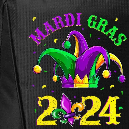 Mardi Gras 2024 Jester Costume City Backpack