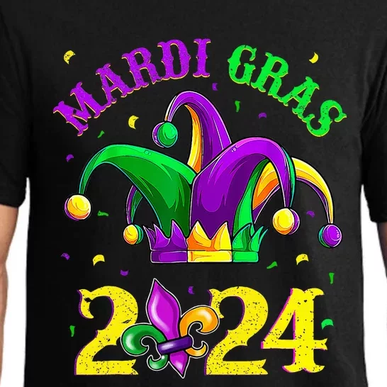 Mardi Gras 2024 Jester Costume Pajama Set