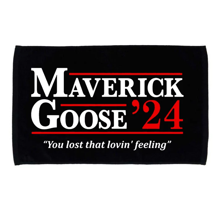 Maverick Goose 24 2024 Election Maverick For President USA Pilot 2024 Microfiber Hand Towel