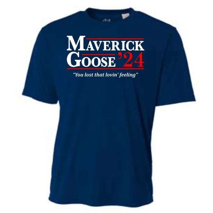 Maverick Goose 24 2024 Election Maverick For President USA Pilot 2024 Cooling Performance Crew T-Shirt