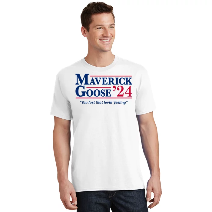 Maverick Goose 24 2024 Election Maverick For President Usa Pilot 2024 T-Shirt