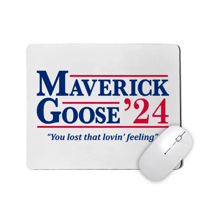 Maverick Goose 24 2024 Election Maverick For President Usa Pilot 2024 Mousepad