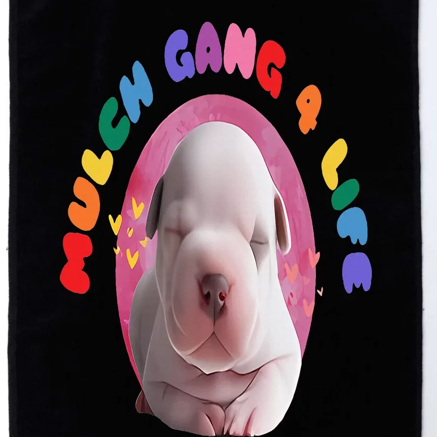 Mulch Gang 4 Life Funny Platinum Collection Golf Towel