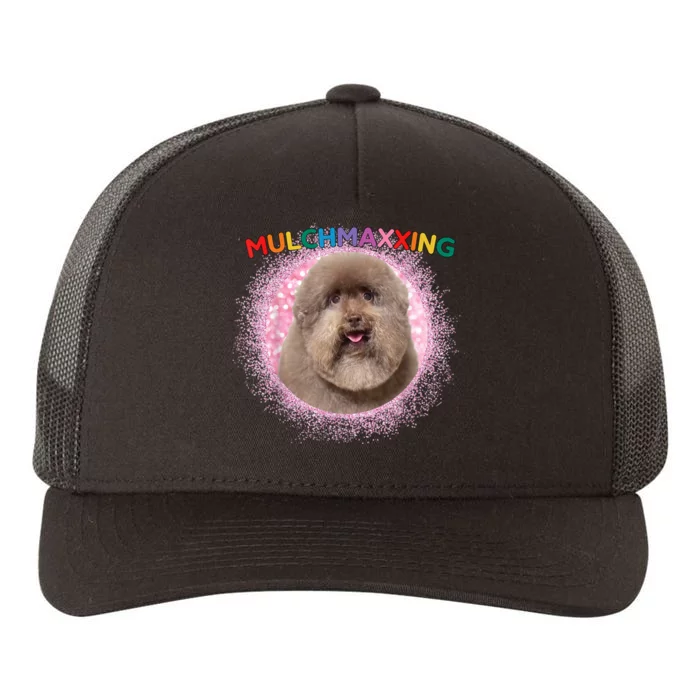 Mulch Gang 4 Life Mulchmaxxing Puppy Dog Meme For Dog Lovers Yupoong Adult 5-Panel Trucker Hat