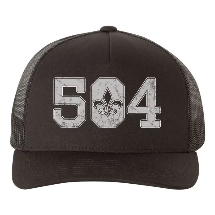 Mardi Gras 504 T Nola New Orleans Louisiana La 2019 Yupoong Adult 5-Panel Trucker Hat