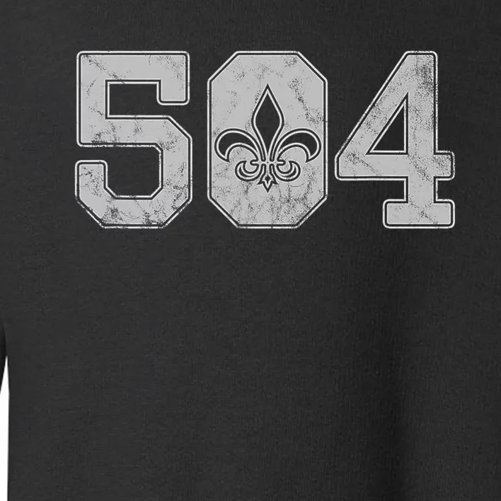 Mardi Gras 504 T Nola New Orleans Louisiana La 2019 Toddler Sweatshirt