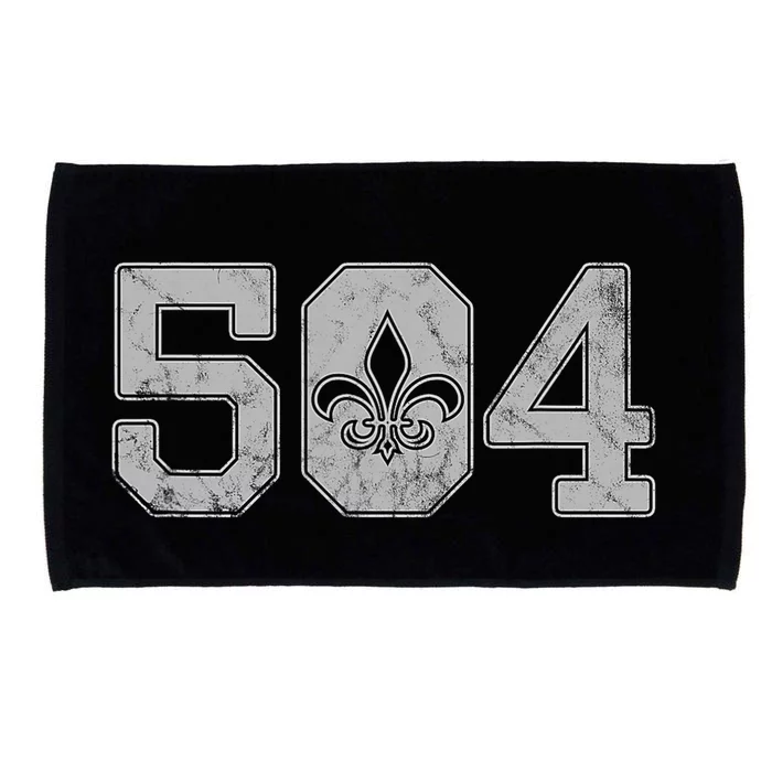 Mardi Gras 504 T Nola New Orleans Louisiana La 2019 Microfiber Hand Towel