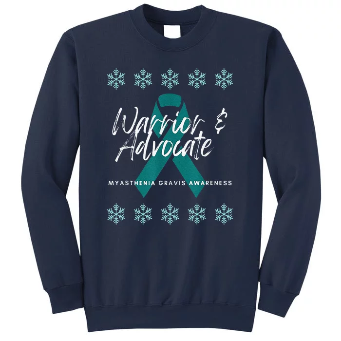 Myasthenia Gravis Awareness Teal Ribbon Warrior Advocate Sweatshirt