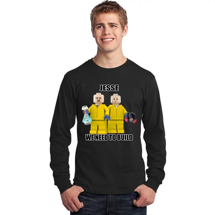 Mr Goofy Ahh Jesse We Need To Build Tall Long Sleeve T-Shirt