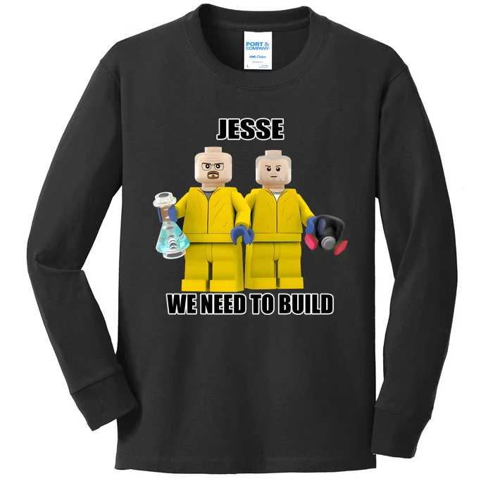 Mr Goofy Ahh Jesse We Need To Build Kids Long Sleeve Shirt