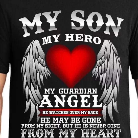 My Guardian Angel Son! Repass In Remembrance Gift Pajama Set