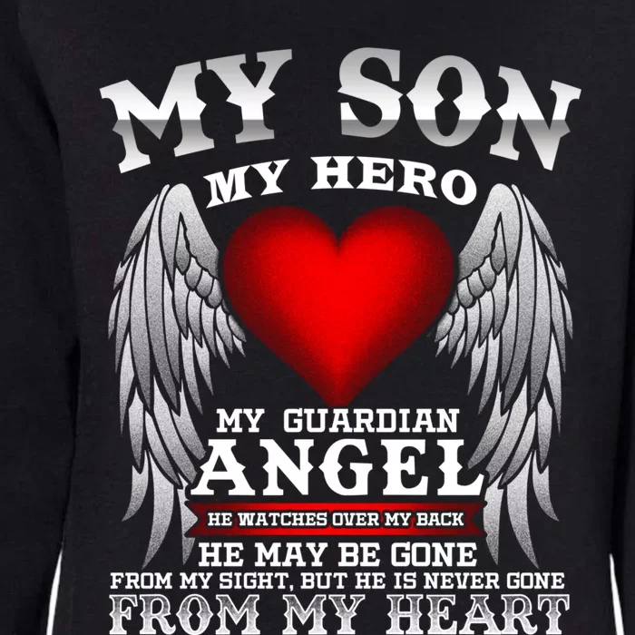 My Guardian Angel Son! Repass In Remembrance Gift Womens California Wash Sweatshirt