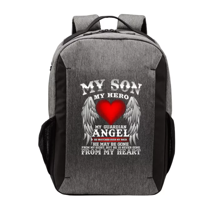 My Guardian Angel Son! Repass In Remembrance Gift Vector Backpack