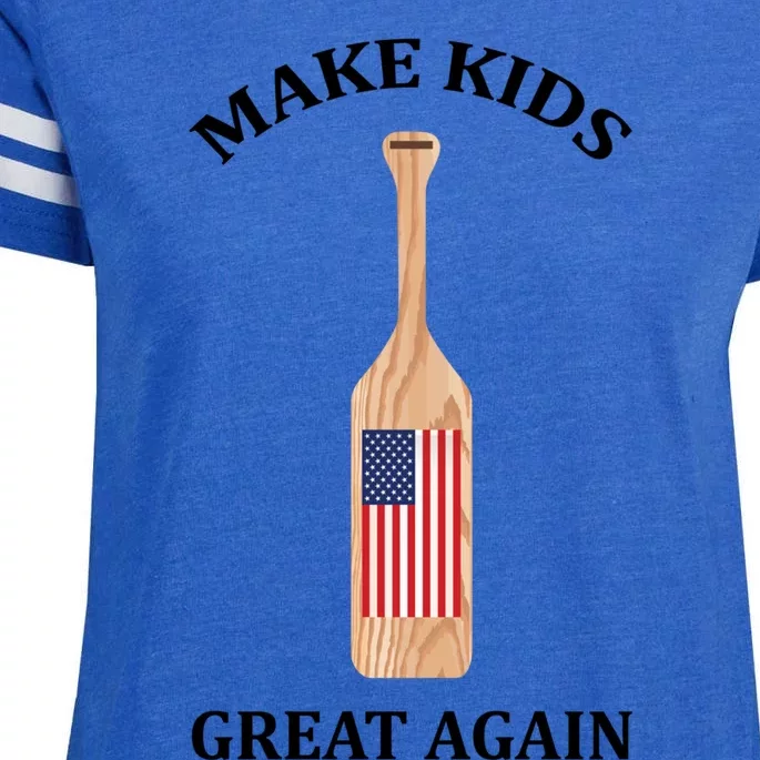 Make Great Again America American Flag Paddle Funny Meaningful Gift Enza Ladies Jersey Football T-Shirt