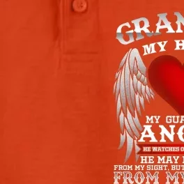 My Guardian Angel Grandpa! Repass In Remembrance Cute Gift Great Gift Dry Zone Grid Performance Polo