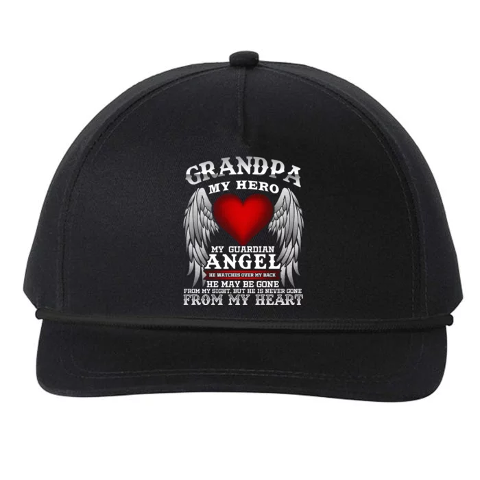 My Guardian Angel Grandpa! Repass In Remembrance Cute Gift Great Gift Snapback Five-Panel Rope Hat