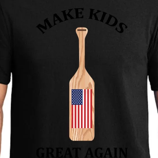 Make Great Again America American Flag Paddle Funny Gift Pajama Set