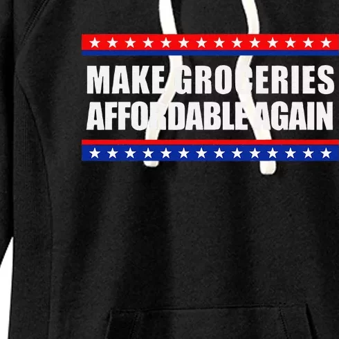 Make Groceries Affordable Again Antibiden Gift Women's Fleece Hoodie