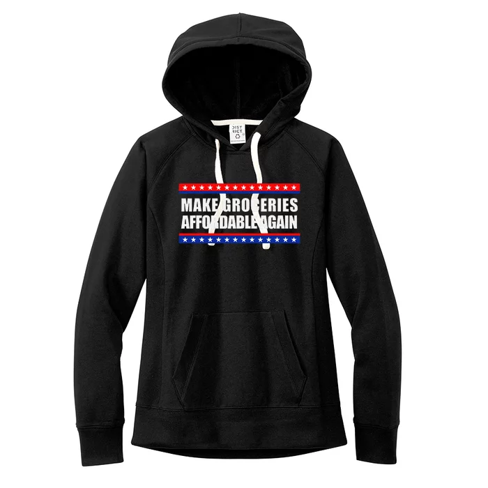 Make Groceries Affordable Again Antibiden Gift Women's Fleece Hoodie