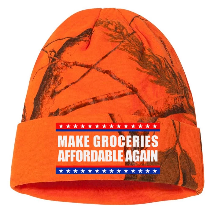 Make Groceries Affordable Again Antibiden Gift Kati - 12in Camo Beanie