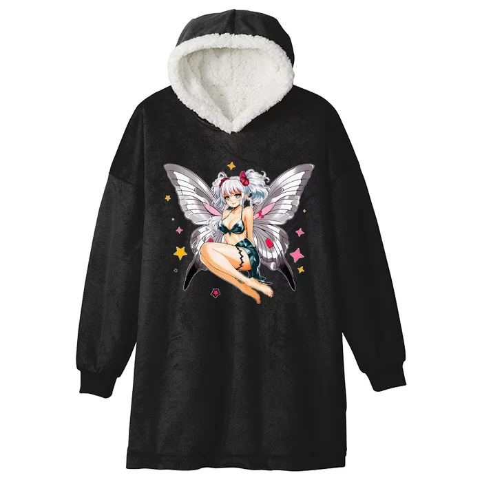 Moth Girl Anime Cute Giant Monster Kawaii Anime Hooded Wearable Blanket