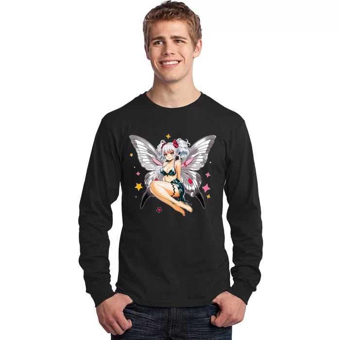 Moth Girl Anime Cute Giant Monster Kawaii Anime Tall Long Sleeve T-Shirt