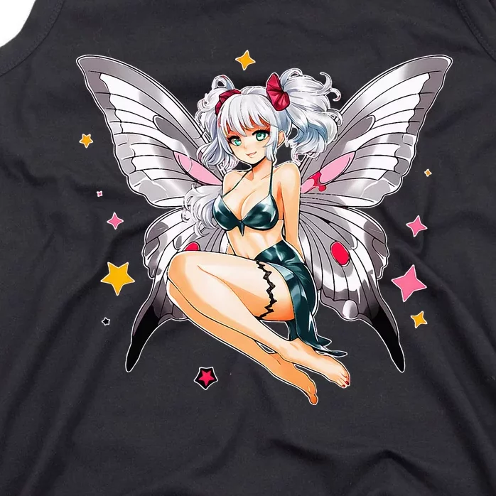 Moth Girl Anime Cute Giant Monster Kawaii Anime Tank Top