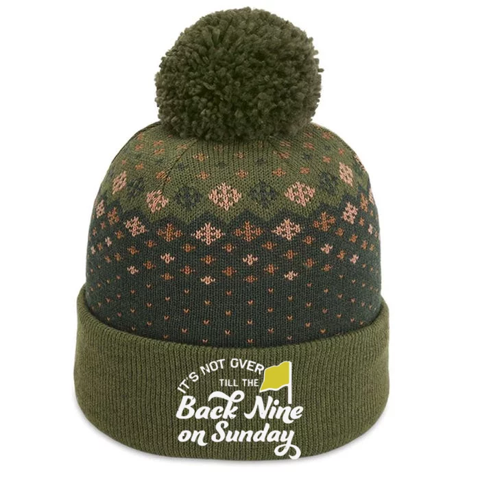 Masters Golf Augusta Back Nine On Sunday The Baniff Cuffed Pom Beanie