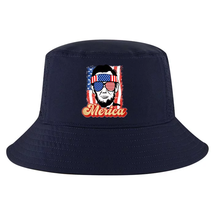 Merica Gift Ann Arbor Trump Lincoln 4th Of July Merica Cool Gift Cool Comfort Performance Bucket Hat