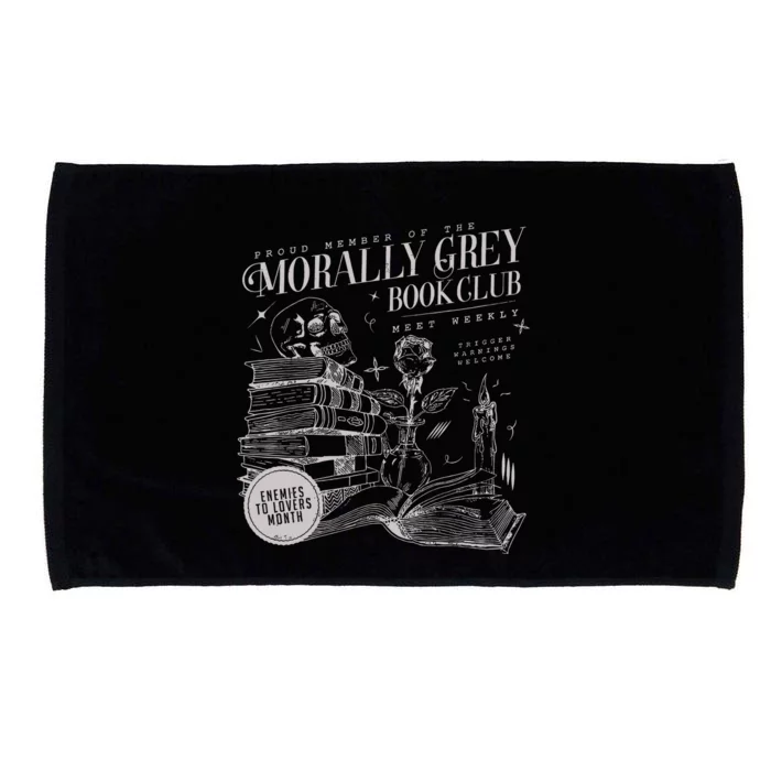 Morally Grey Book Club Microfiber Hand Towel