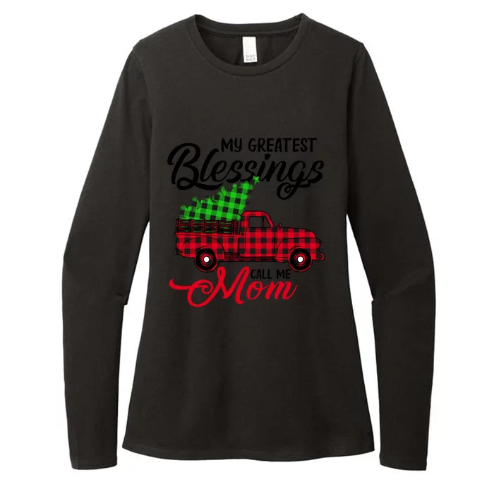 My Greatest Blessings Call Me Mom Xmas Funny Gift Christmas Gift Womens CVC Long Sleeve Shirt