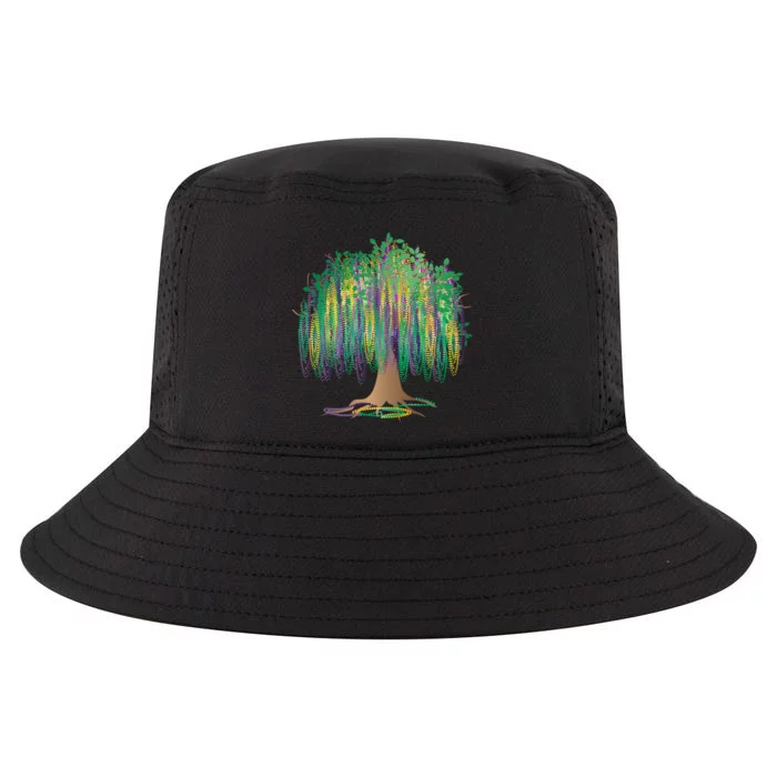 Mardi Gras Bead Tree Celebration Cool Comfort Performance Bucket Hat