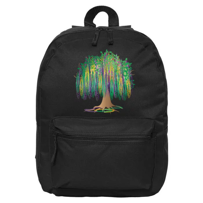 Mardi Gras Bead Tree Celebration 16 in Basic Backpack