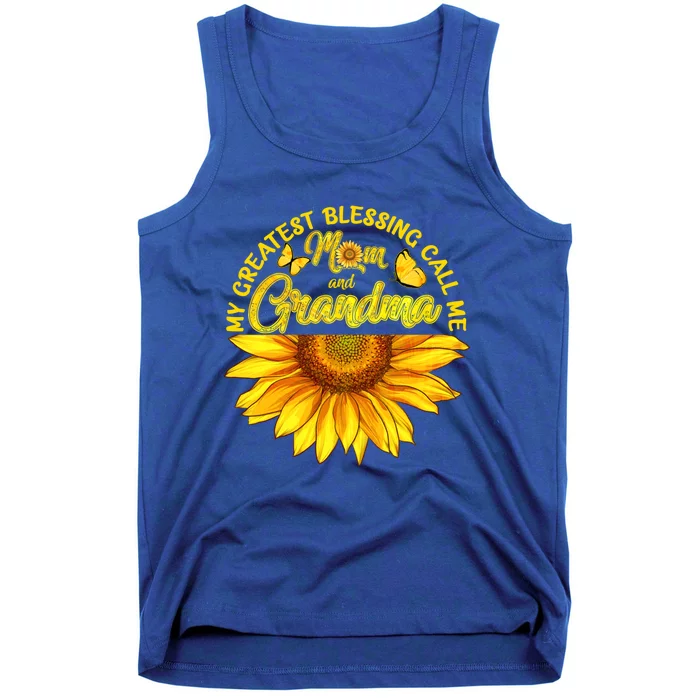 My Greatest Blessings Call Me Mom And Grandma Mothers Day Meaningful Gift Tank Top