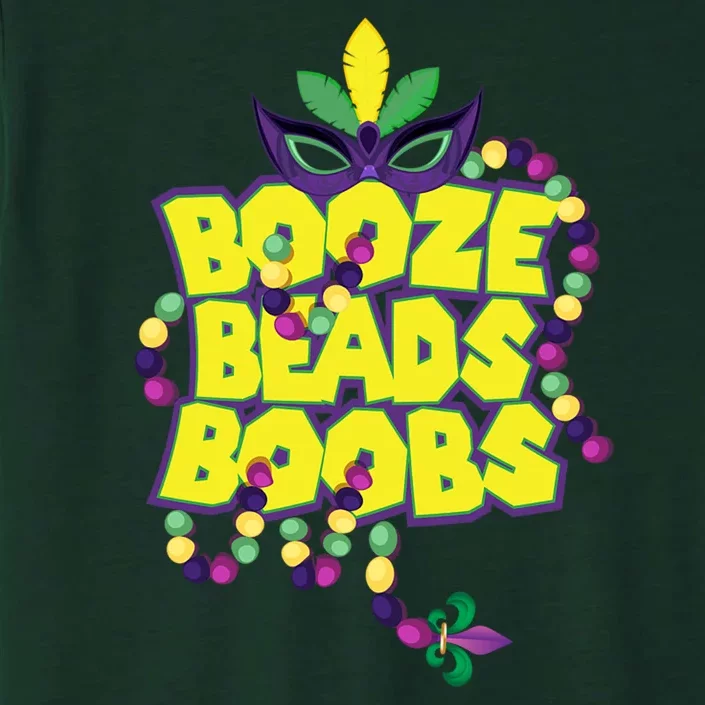 Mardi Gras Booze Beads Boobs Celebration ChromaSoft Performance T-Shirt