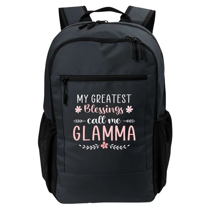 My Greatest Blessings Call Me Glamma Christmas Mama/grandma Great Gift Daily Commute Backpack