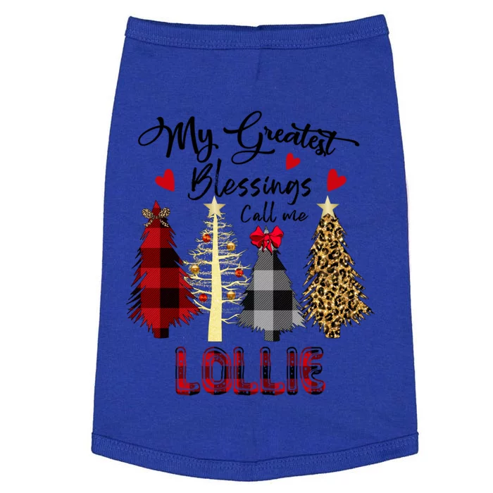 My Greatest Blessings Call Me Lollie Gift Grandma Gift Doggie Tank