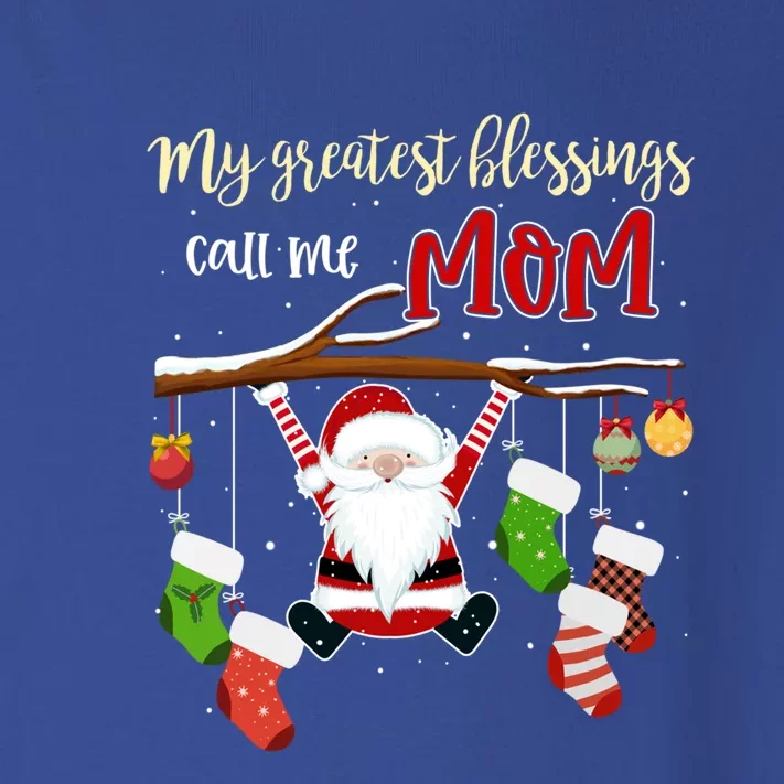 My Greatest Blessings Call Me Mom Gift Grandma Gift Toddler Long Sleeve Shirt