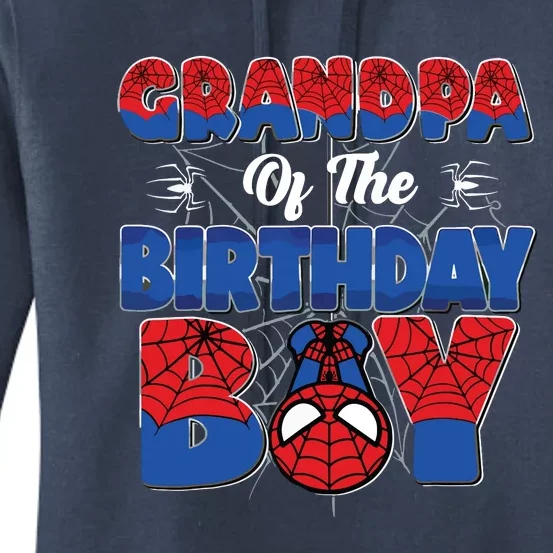 Matching Grandpa Birthday Boy Women's Pullover Hoodie