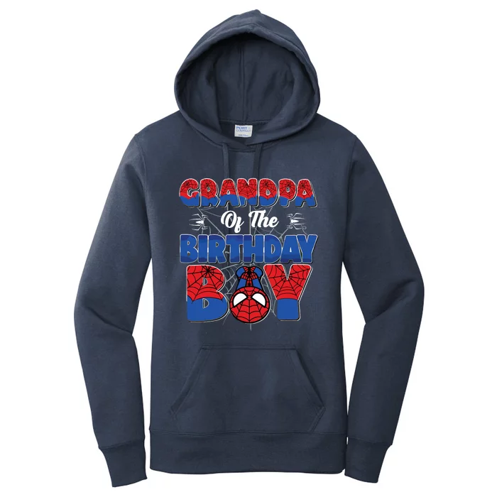 Matching Grandpa Birthday Boy Women's Pullover Hoodie