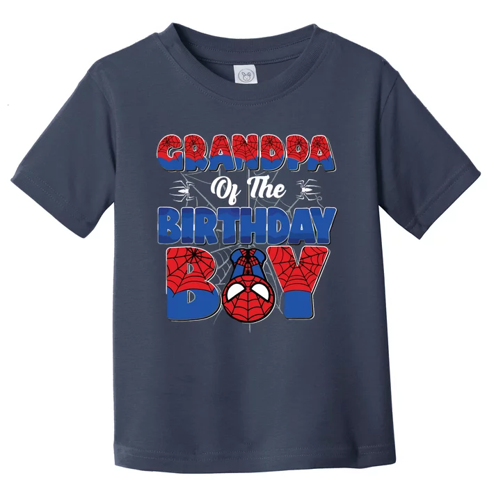 Matching Grandpa Birthday Boy Toddler T-Shirt