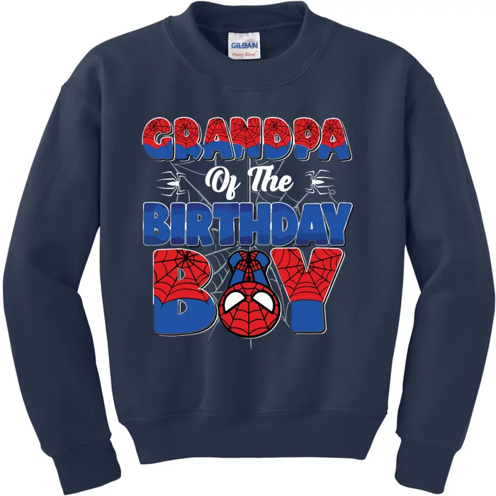 Matching Grandpa Birthday Boy Kids Sweatshirt