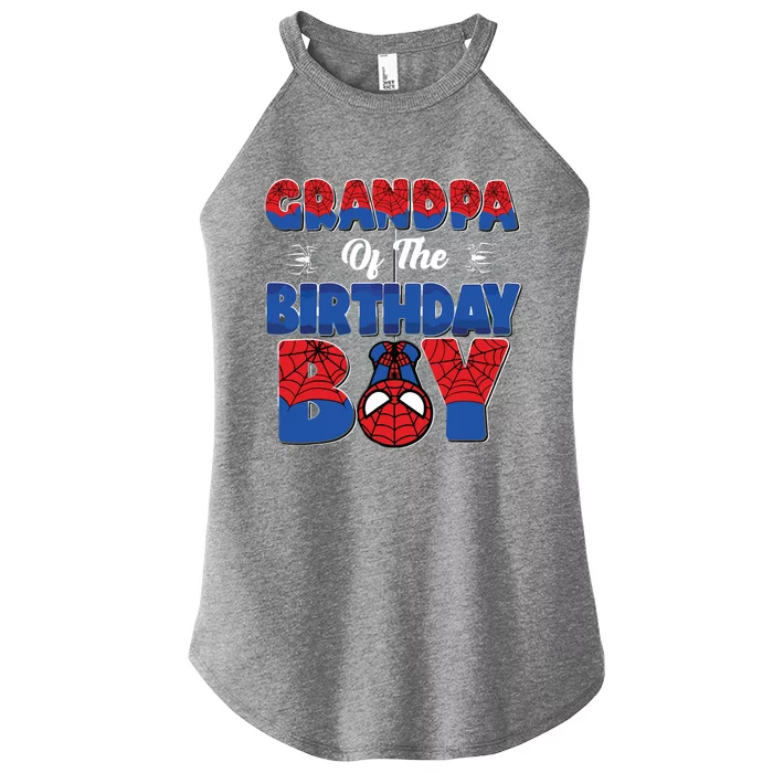 Matching Grandpa Birthday Boy Women’s Perfect Tri Rocker Tank