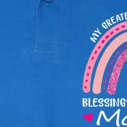 My Greatest Blessings Call Me Mom Funny Gift Softstyle Adult Sport Polo