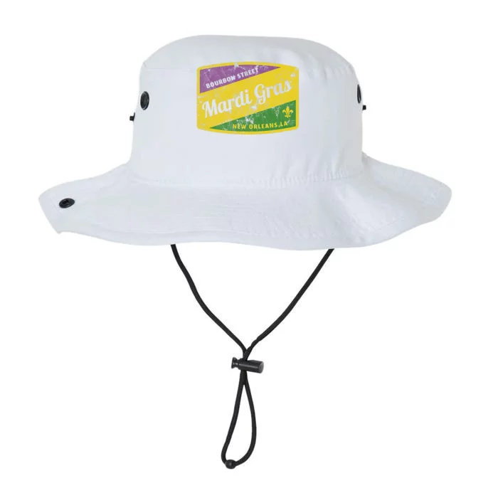 Mardi Gras Bourbon Street & New Orleans Retro Gift Legacy Cool Fit Booney Bucket Hat