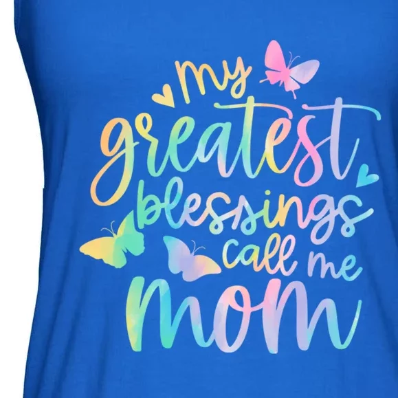 My Greatest Blessings Call Me Mom Mothers Day Mom Life Ideas Great Gift Ladies Essential Flowy Tank