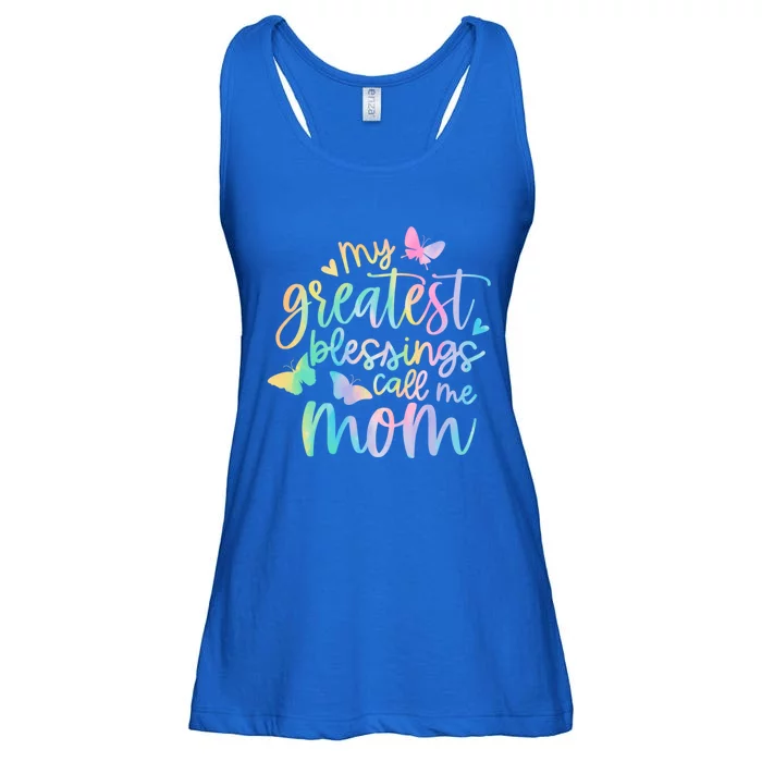 My Greatest Blessings Call Me Mom Mothers Day Mom Life Ideas Great Gift Ladies Essential Flowy Tank